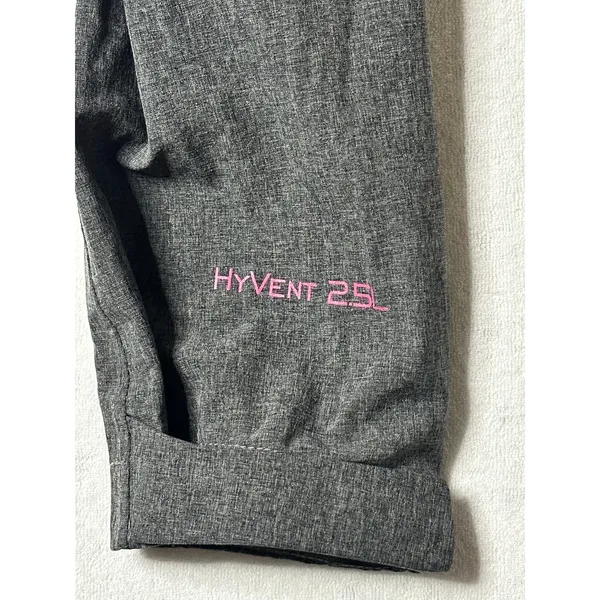 The North Face HyVent 2.5L Waterproof Hooded Jacket Gray Pink Women’s M - Image 3