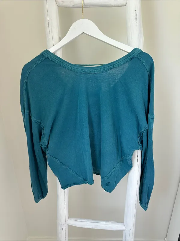 FP Movement by Free People Moon Rising Cotton Twist Front Faded Cropped Top - Image 2