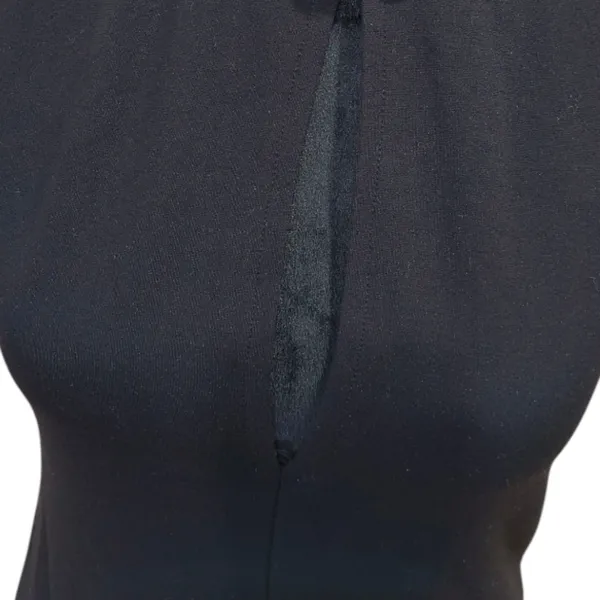 Forever 21 Black Midi Dress with Gold Detail - Image 3