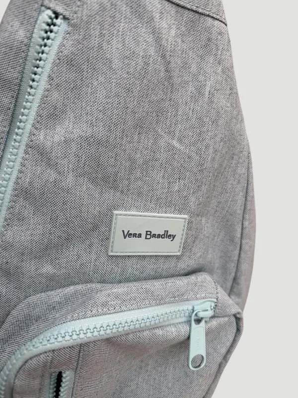 Vera Bradley Reactive Heathered Teal Reef Blue Sling Backpack - Image 3