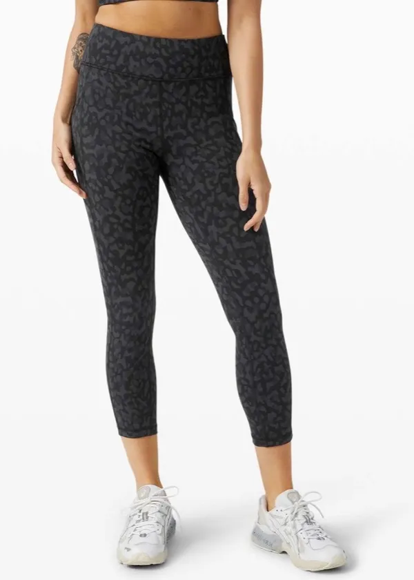 Lululemon Invigorate High-Rise Crop 23" Formation Camo Deep Coal Multi 4 - Image 6