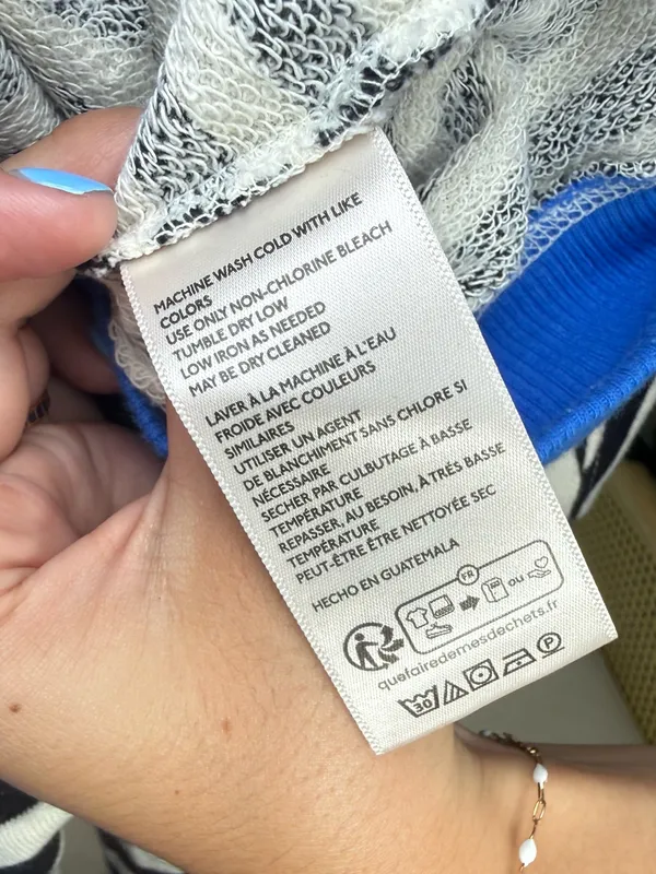 We The Free Classic Striped Oversized Crewneck Size small - Image 11