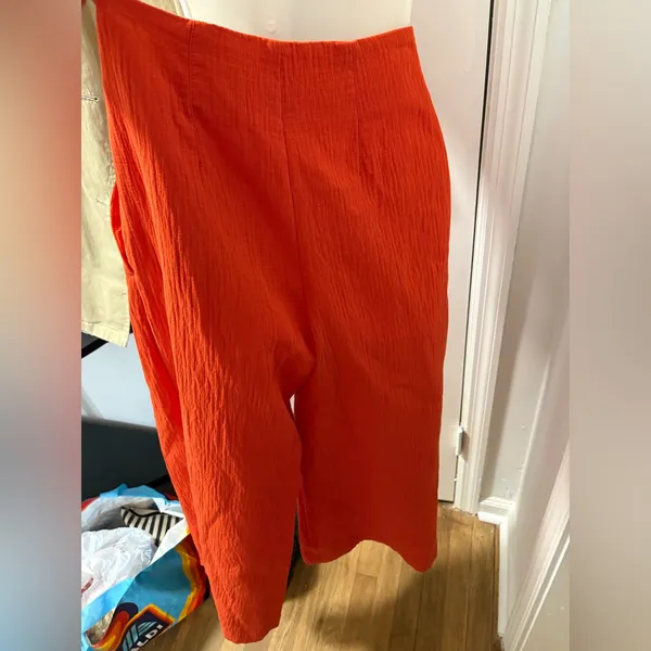 Anthropologie Maeve gauzy cotton gauchos - Image 8
