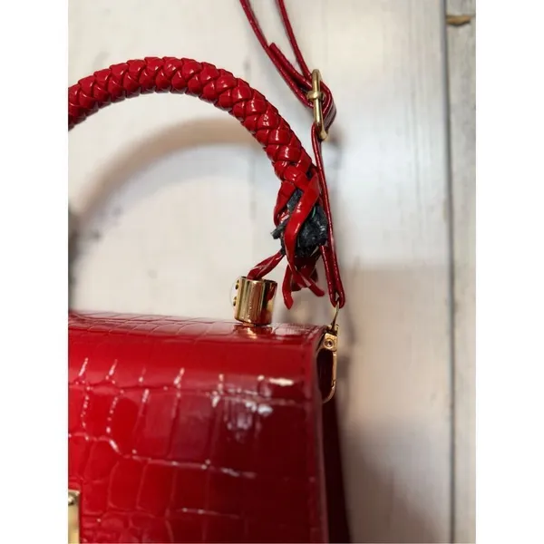 Red over the shoulder bag - Image 3