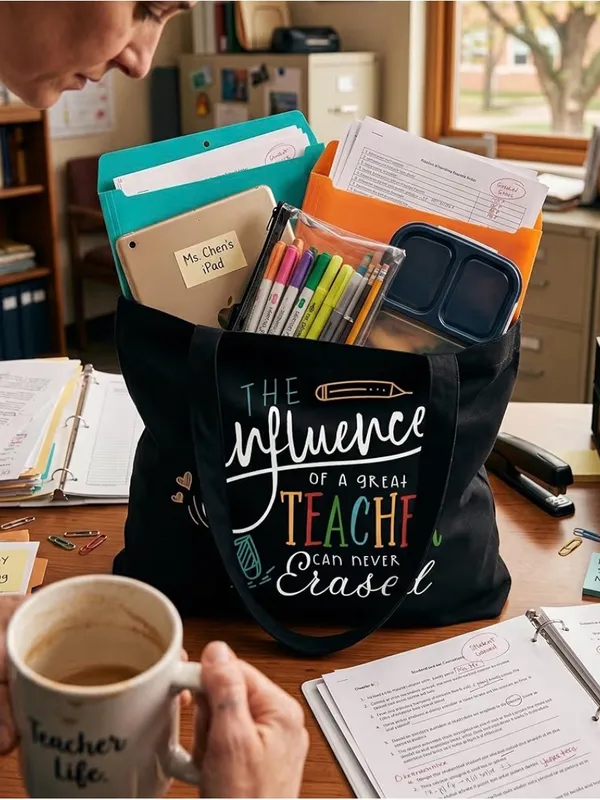 Teacher Influence Graphic Tote - Image 5