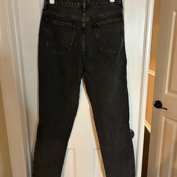 PacSun Women’s Mom Black Denim Jeans 25 - Image 6