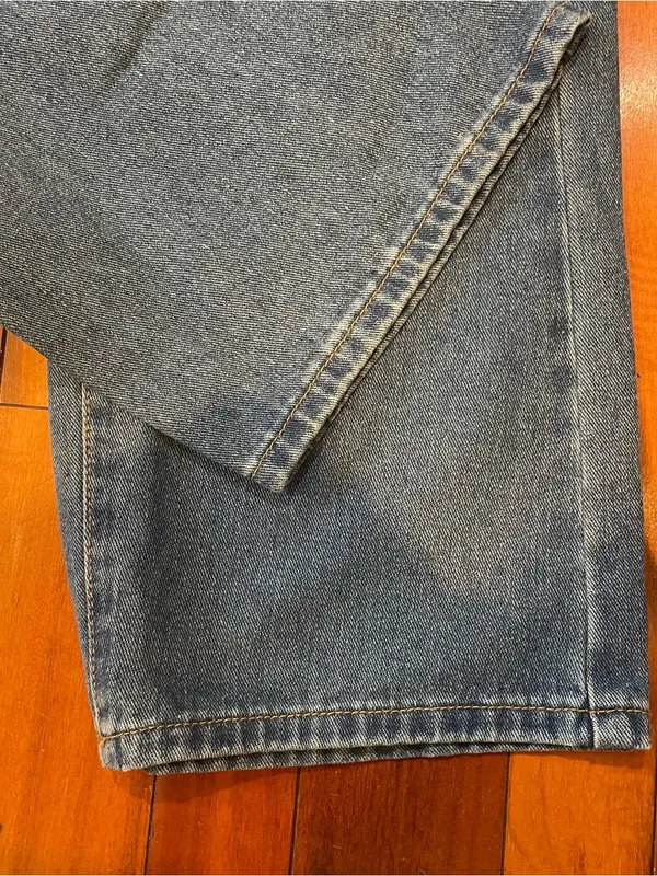 Barrel Leg High Rise Jeans Women’s 8 Y2K 90s Streetwear Normcore Medium Wash - Image 8