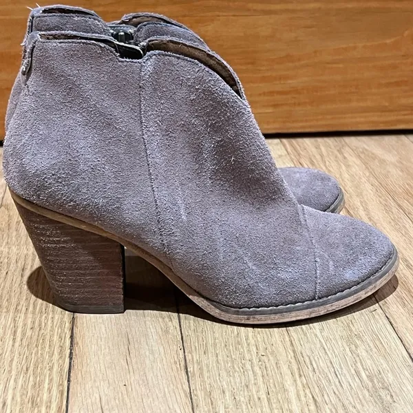 Susina Kayden Lea Ankle Booties Suede Genuine Leather Boots - Image 4