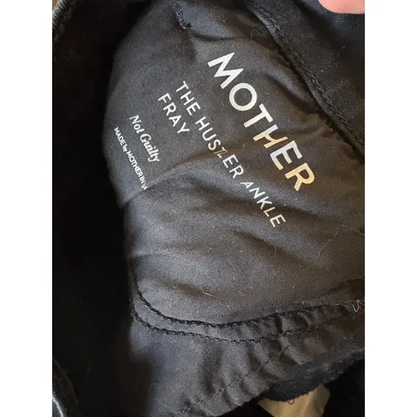 MOTHER The‎ Hustler Ankle Fray Jeans In Not Guilty Size 29 - Image 4