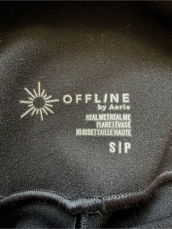 OFFLINE By Aerie Real Me High Waisted Crossover Flare Leggings - Image 4