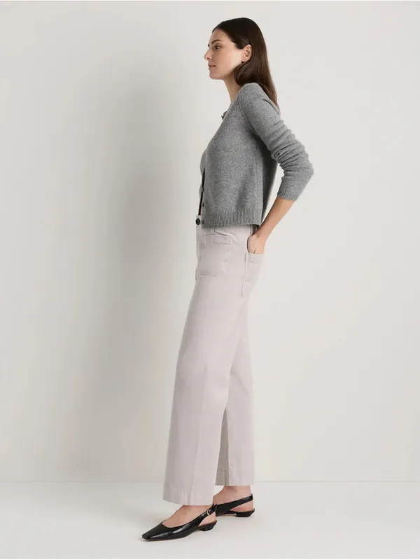 Quince Straight-Leg Jeans in Pale Gray - Image 3