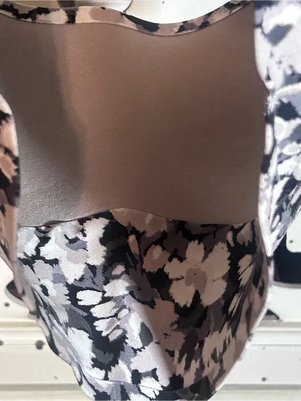 OFFLINE by Aerie Real Me Floral Sports Bra XS/P Cropped Racerback Cardio Tank - Image 7