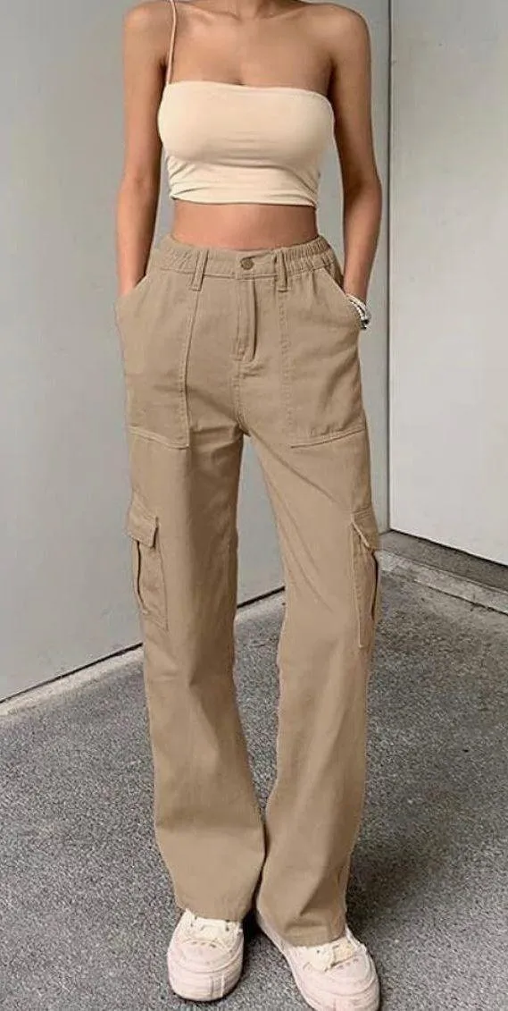 Khaki Cargo Pants - Image 6