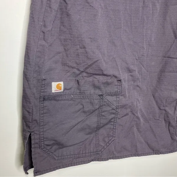 Carhartt gray rip stop‎ scrub top size medium - Image 3