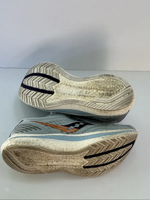 Saucony Women's Light Blue Athletic Running Shoes with Black and Rust Accents - Image 5