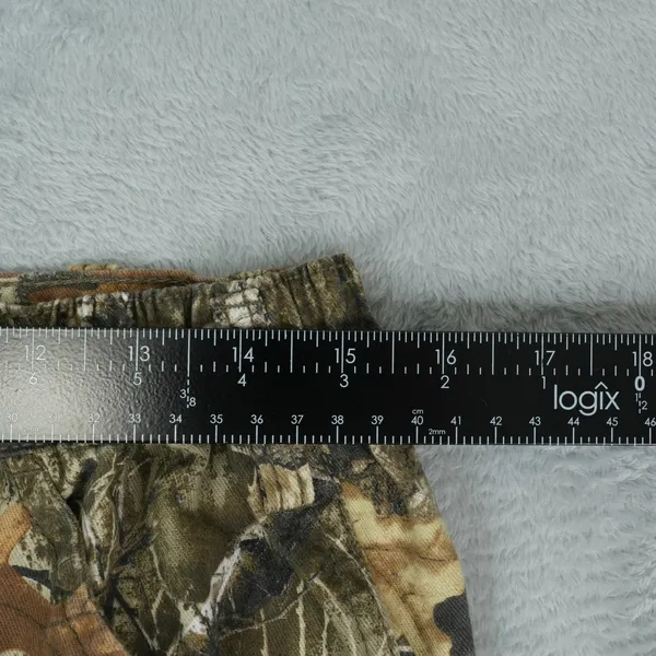 Realtree Edge Camo Cargo Pants Womens Medium Brown Pink Logo Hunting Gorpcore - Image 11