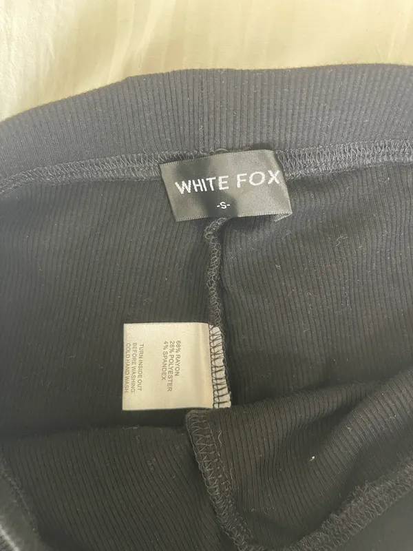 White Fox Biker Shorts - Image 3