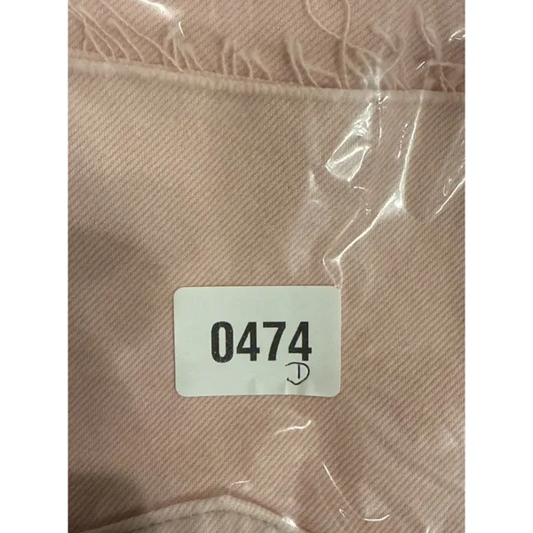 Zara Womens Size 4 Pink Mid‎ Rise Button Fly Denim Jean Shorts Boho Festival - Image 8