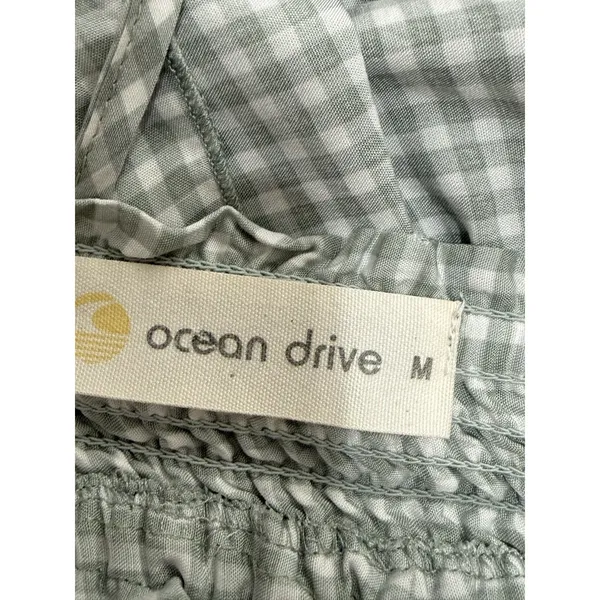 Ocean Drive Women’s Babydoll Top Plaid Halter Coquette Cottagecore Boho Y2K M - Image 10