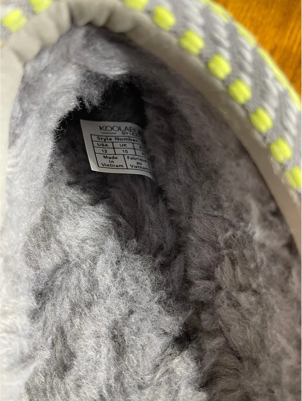 Koolaburra by UGG Burree Platform Slippers Grey Suede Sz 12 - Image 5