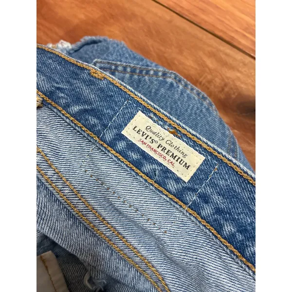 Levi’s Premium 501 Denim Cutoff Shorts - Women Size 27 - Image 9