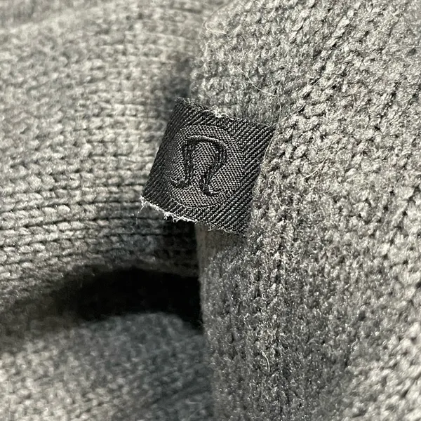 Lululemon Athletica Gray/Black It’s Fleecing Cold Pullover Hoodie Half zip - Image 6