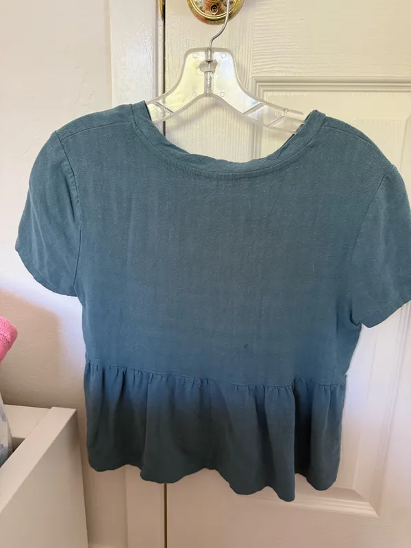 LA Hearts Short sleeve linen top - Image 2