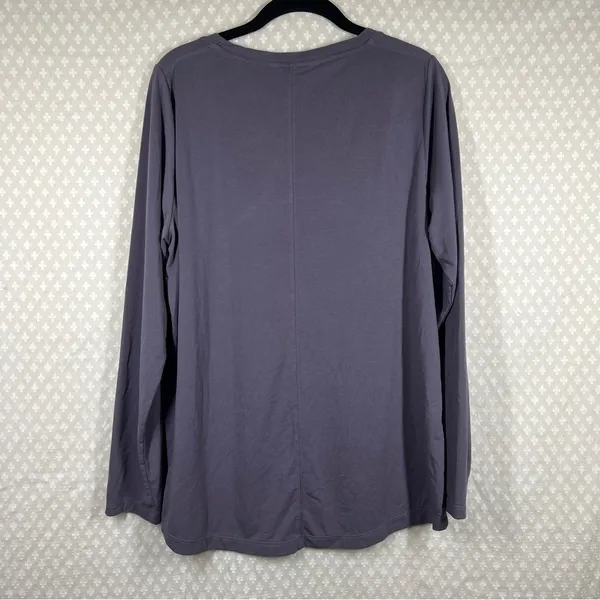 Athleta Dusty Purple Stratus II Long Sleeve Top‎ - Image 4