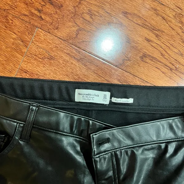abercrombie curve love leather pants - Image 2