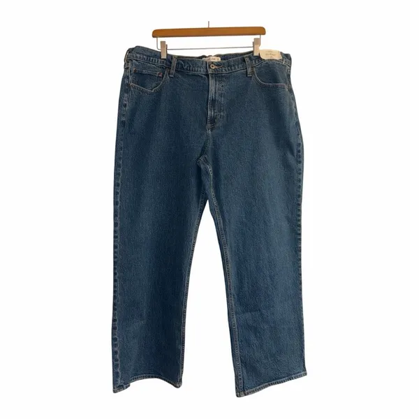Abercrombie ✨The Baggy Low Rise Blue Sz 34 Regular Jeans✨ - Image 4