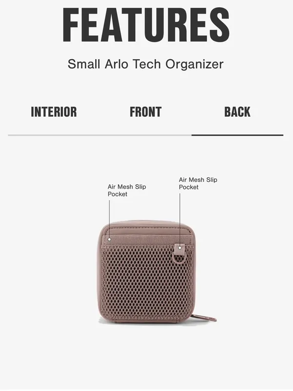 Dagne Dover Arlo Tech Organizer in Heath Grey - Image 7