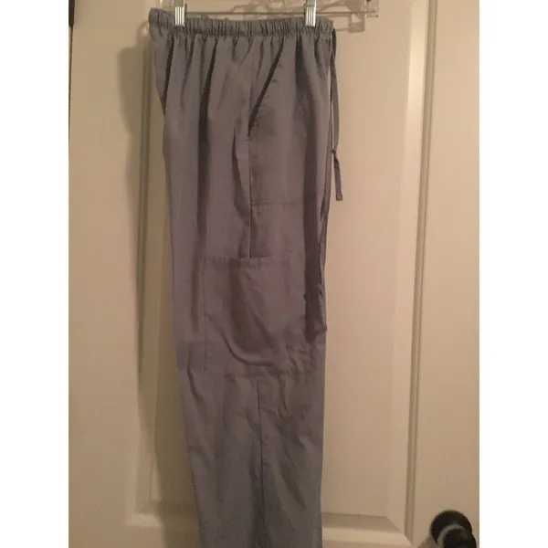 Denice Women's Scrub Pants Nurse Medical 1pc Size Medium Gray - Image 4