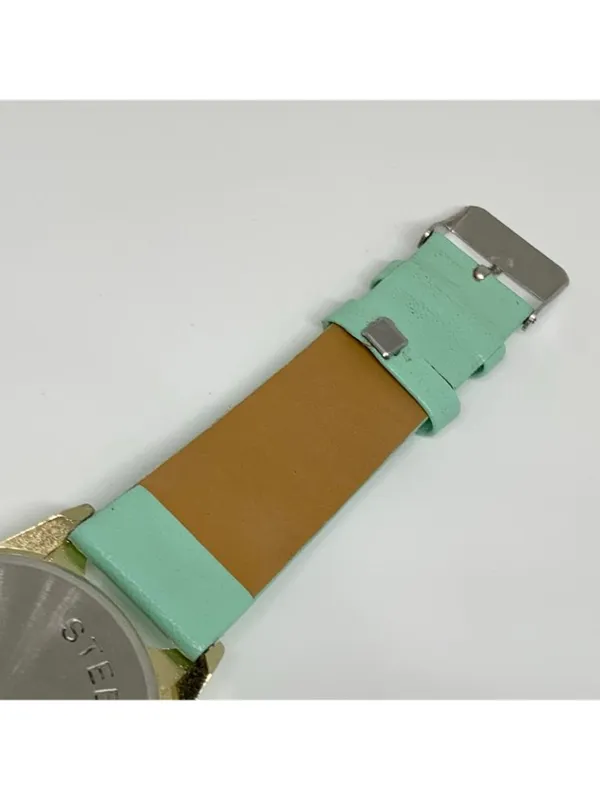 Super Cute Cat women’s watch gold tone case 36mm quartz leather running - Image 6
