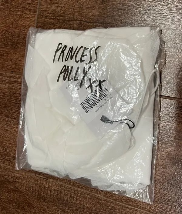 Princess Polly White Maxi Dress - Image 3