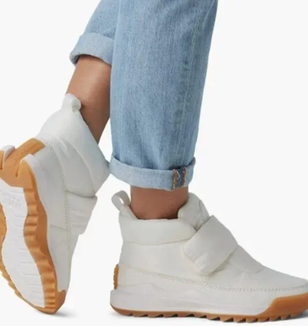 NEW Sorel Women's White Ona Rmx Waterproof Puffy Strap Bootie - Image 4
