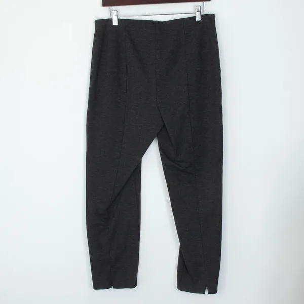 J. Jill Ponte Slim Leg Pull‎ On Pants Size M Dark Gray Stretch Everyday Capsule - Image 5