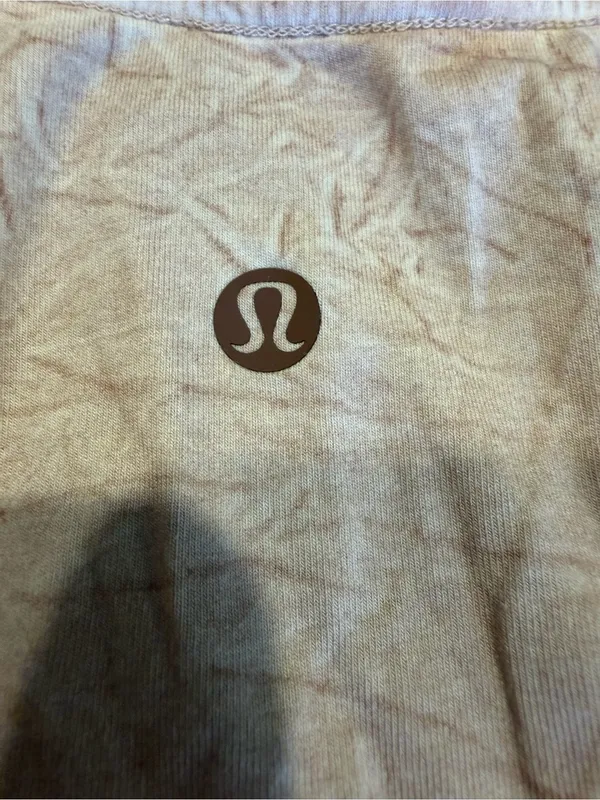 lululemon Love Tank *Pleated Peach Pima Cotton Racerback Tank Size 8 - Image 2