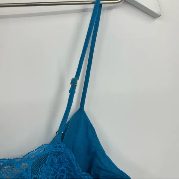 Victoria's Secret Blue Camisole Size Medium Pajamas Sleepwear V Neck - Image 7