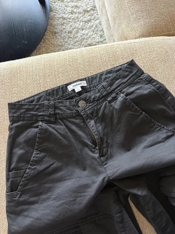 Garage Black Cargo Pants - Image 3