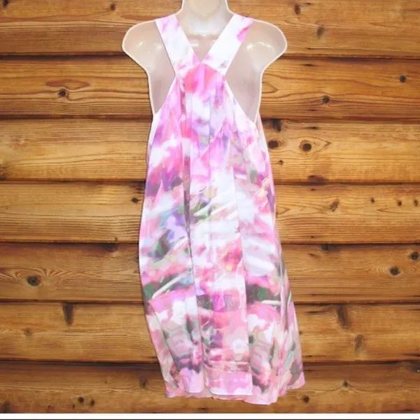 NWOT Cynthia Rowley Pink Silk Dress - Image 7