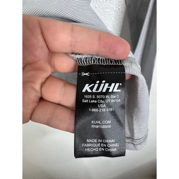 Kuhl Agility Pullover Womens Small Gray Merino Wool Blend Mock Neck Long Sleeve - Image 6