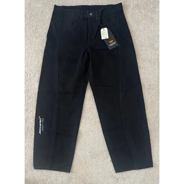 Levi's x McLaren Speed Baggy Jeans Black Formula 1 Racing Womens Sz 31 - Image 2