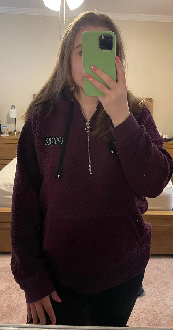 PINK Victoria’s Secret Sherpa Hoodie - Image 2