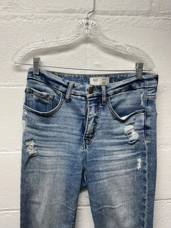 BKE Billie Cropped Straight Stretch Jean - Image 5