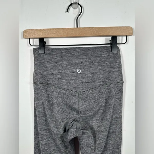 Lululemon Align Pant 28” Heathered Black Size 4 High‎ Rise Yoga Leggings - Image 6