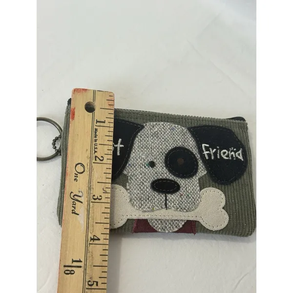 Rolfs Genuine Leather Women’s Coin Purse Dog Design Best Friends - Image 9