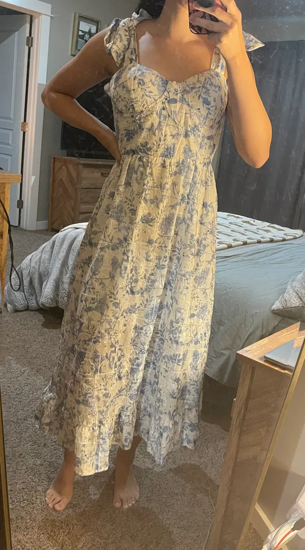 Blue & White Dress - Image 10