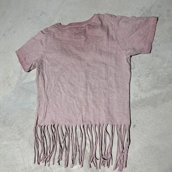 New Women's Affliction SS Desert Ride Pink Biker Tattoo Tee T-Shirt Top SZ M - Image 8