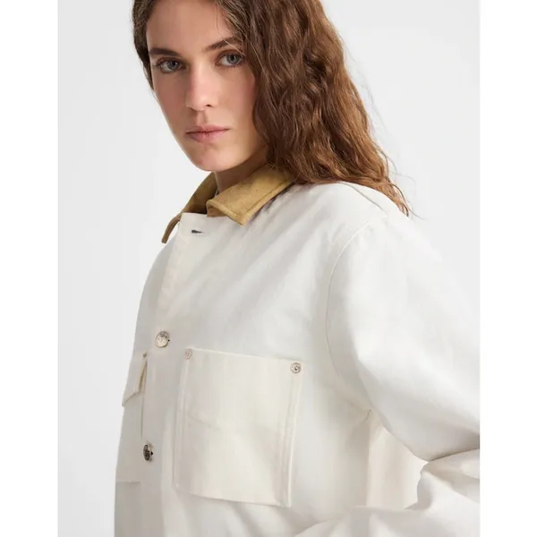 Madewell Benjamin Talley Smith The Fairview Barn Jacket in Chalk Wash Small NWT - Image 5