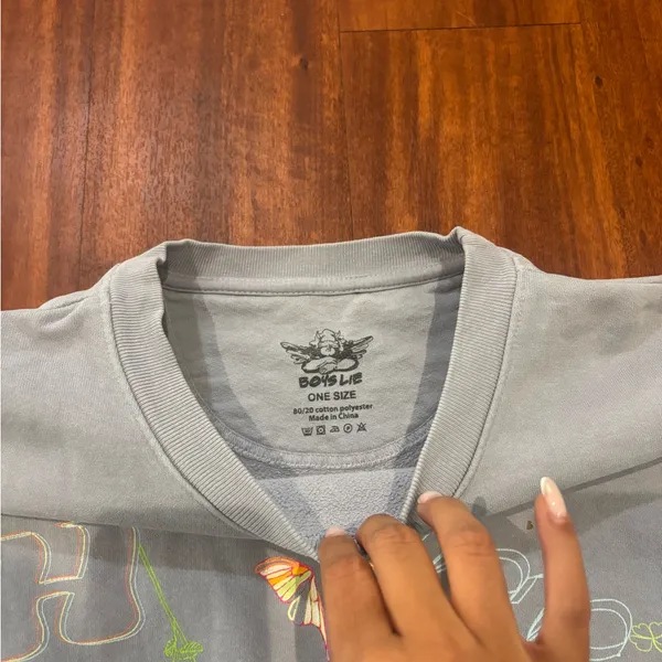 Boys Lie Word Vomit Crewneck - Image 3